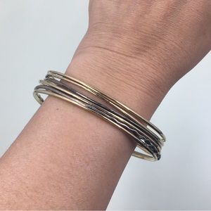 SOLD Sterling & Gold-filled bangles
